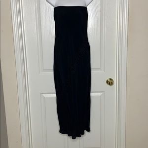⭐️ Anthropologie Strapless Formal Dress Black S